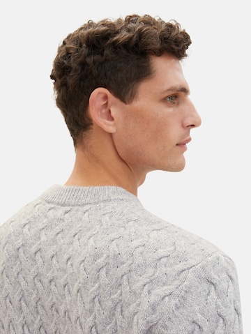 TOM TAILOR Pullover in Grau