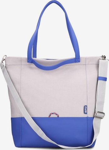 ZWEI Strandtasche 'FIORELLA FI200' in Grau: Vorderseite