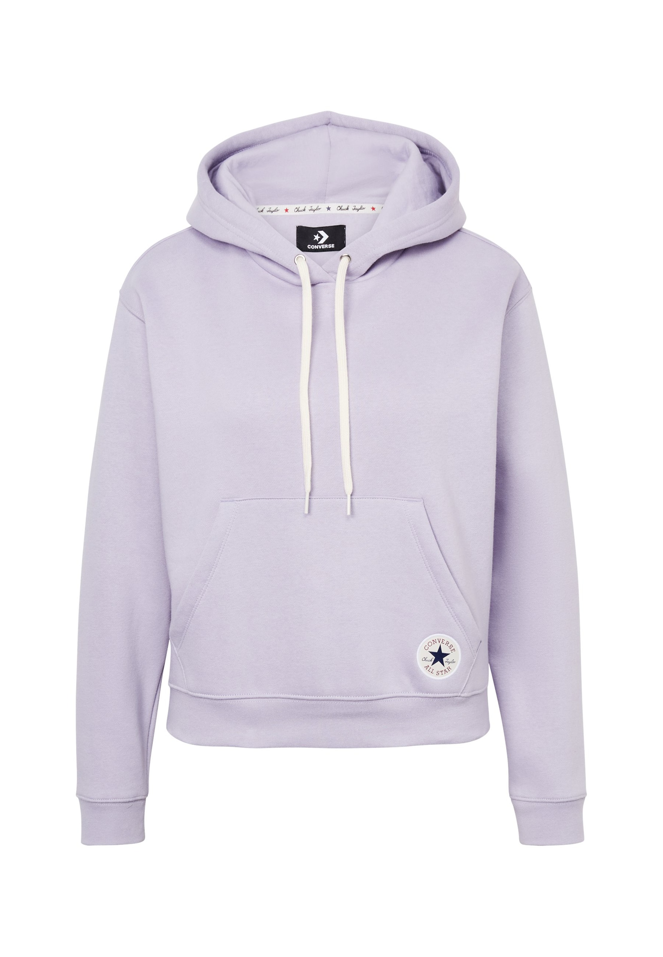 CONVERSE - Sweatshirt 'Chuck' em cinzento: frente