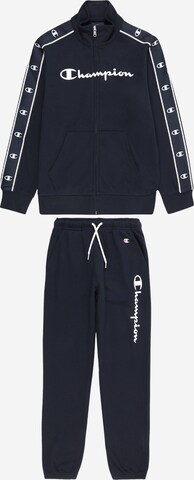 Champion Authentic Athletic Apparel Sweat suit in Blue: front