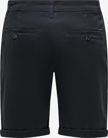 Only & Sons Regular Chino 'Peter' in Blauw