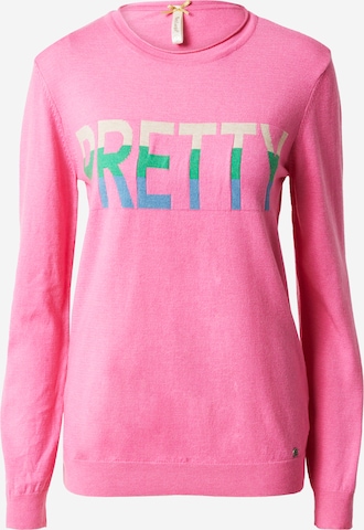 Key Largo Sweter w kolorze różowy: przód