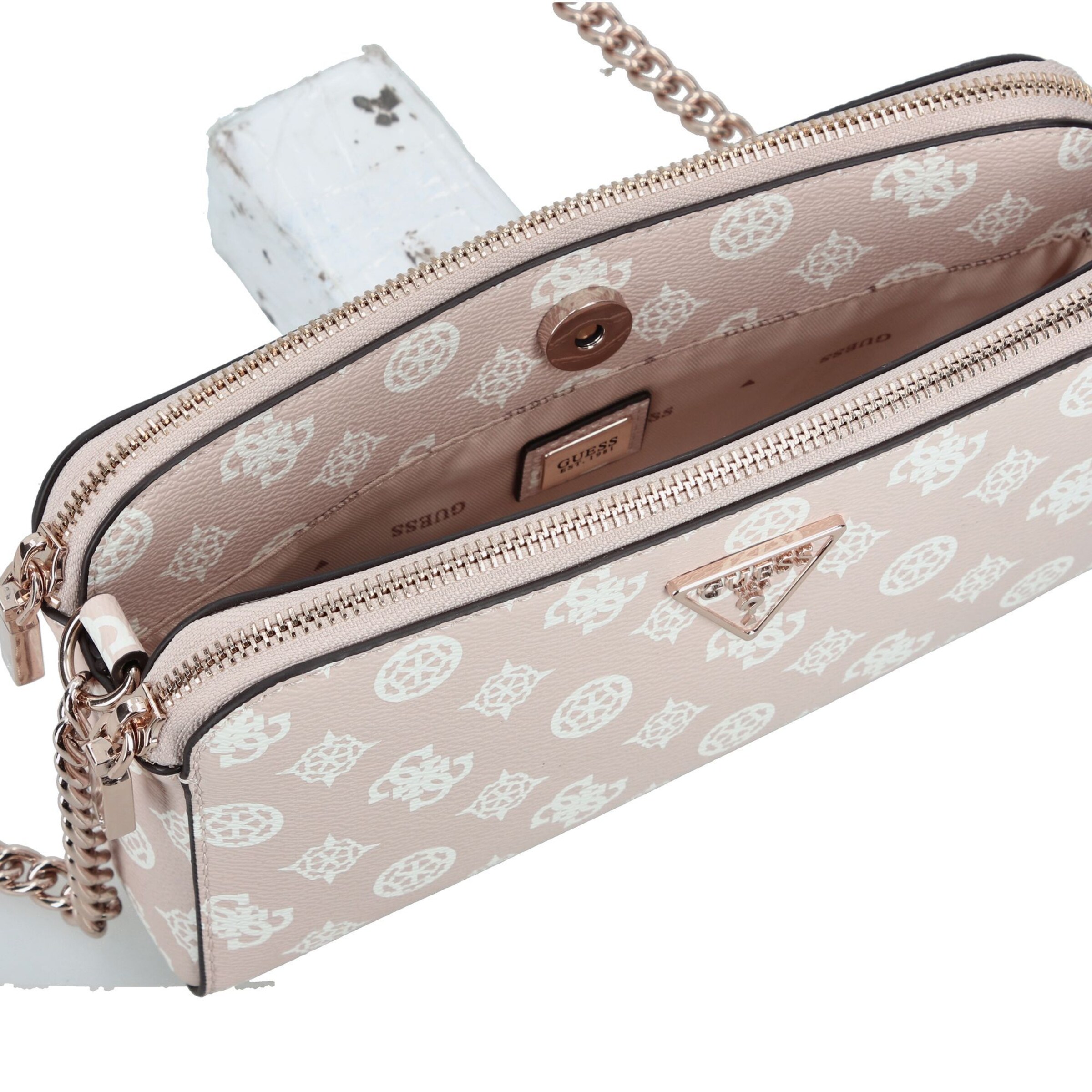 GUESS Schoudertas 'Eco Erica' in Roze
