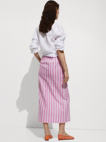 Jupe MANGO en rose