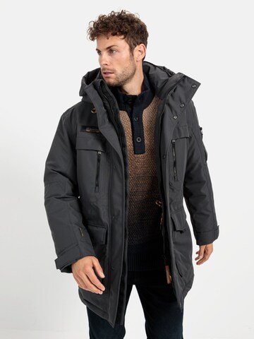 CAMEL ACTIVE Winterparka in Zwart: voorkant