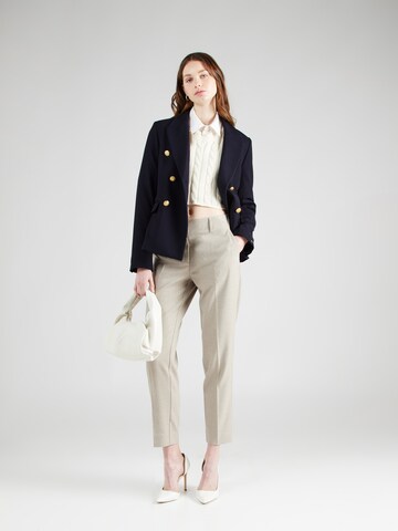 FIVEUNITS Regular Trousers with creases 'Julia' in Beige