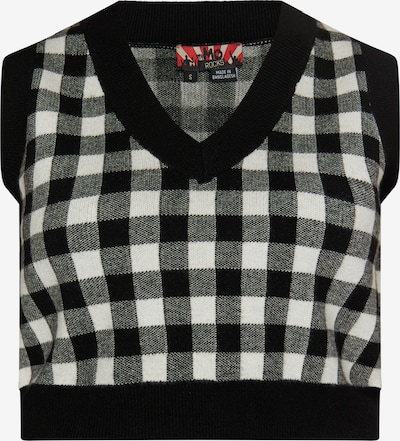 myMo ROCKS Pullover in schwarz / weiß, Produktansicht