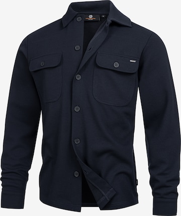 INDICODE JEANS Overhemd 'Nello' in Blauw: voorkant