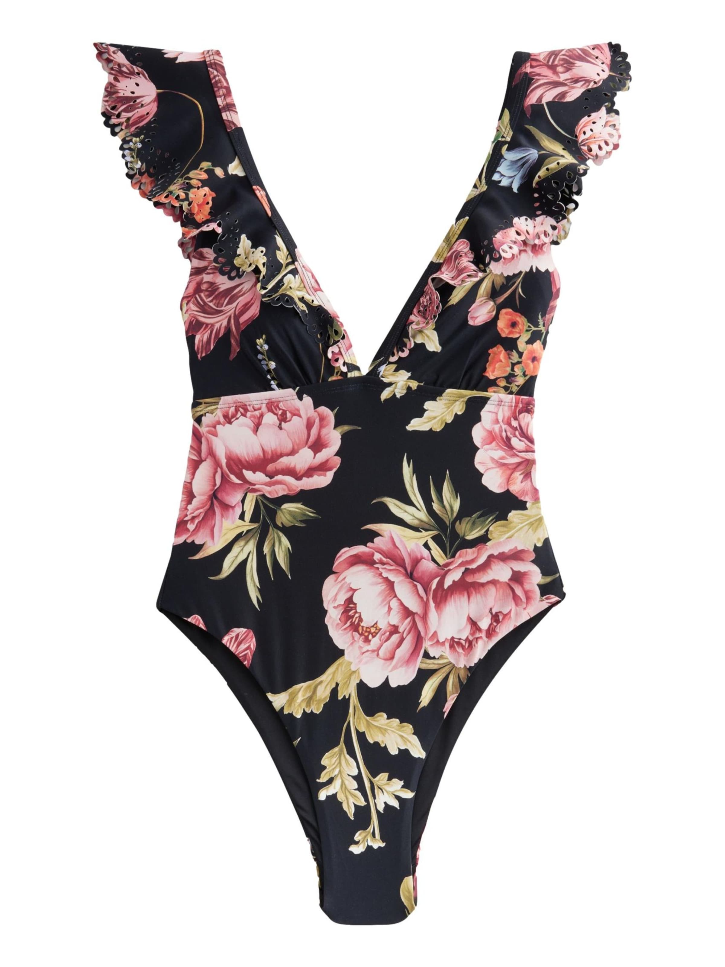 Next Бюстье Купальник в Черный: спереди