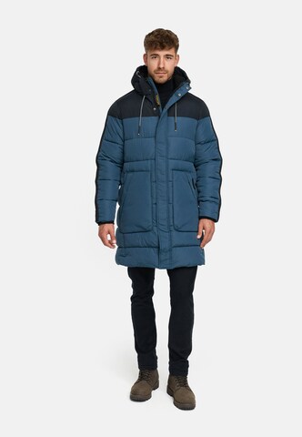 INDICODE JEANS Winter coat 'Kenter' in Blue