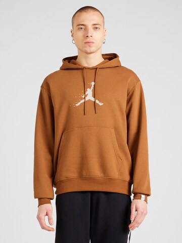 Jordan Sweatshirt 'ESS' i brun: forside