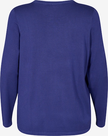 Zizzi Sweater 'CACARRIE' in Blue
