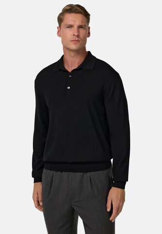 Boggi Milano Sweater in Black: front