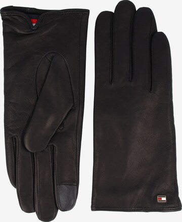 TOMMY HILFIGER Γάντια με δάχτυλα σε μαύρο