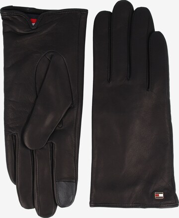 TOMMY HILFIGER Full Finger Gloves in Black