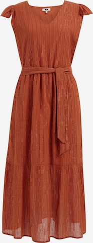 Robe WE Fashion en marron : devant