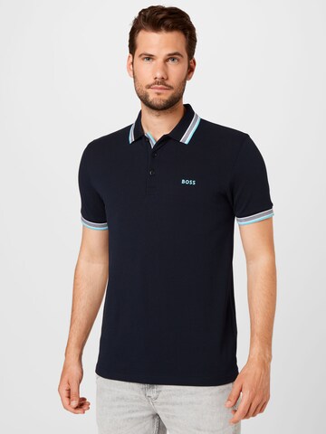 BOSS Shirt 'Paddy' in Blauw: voorkant