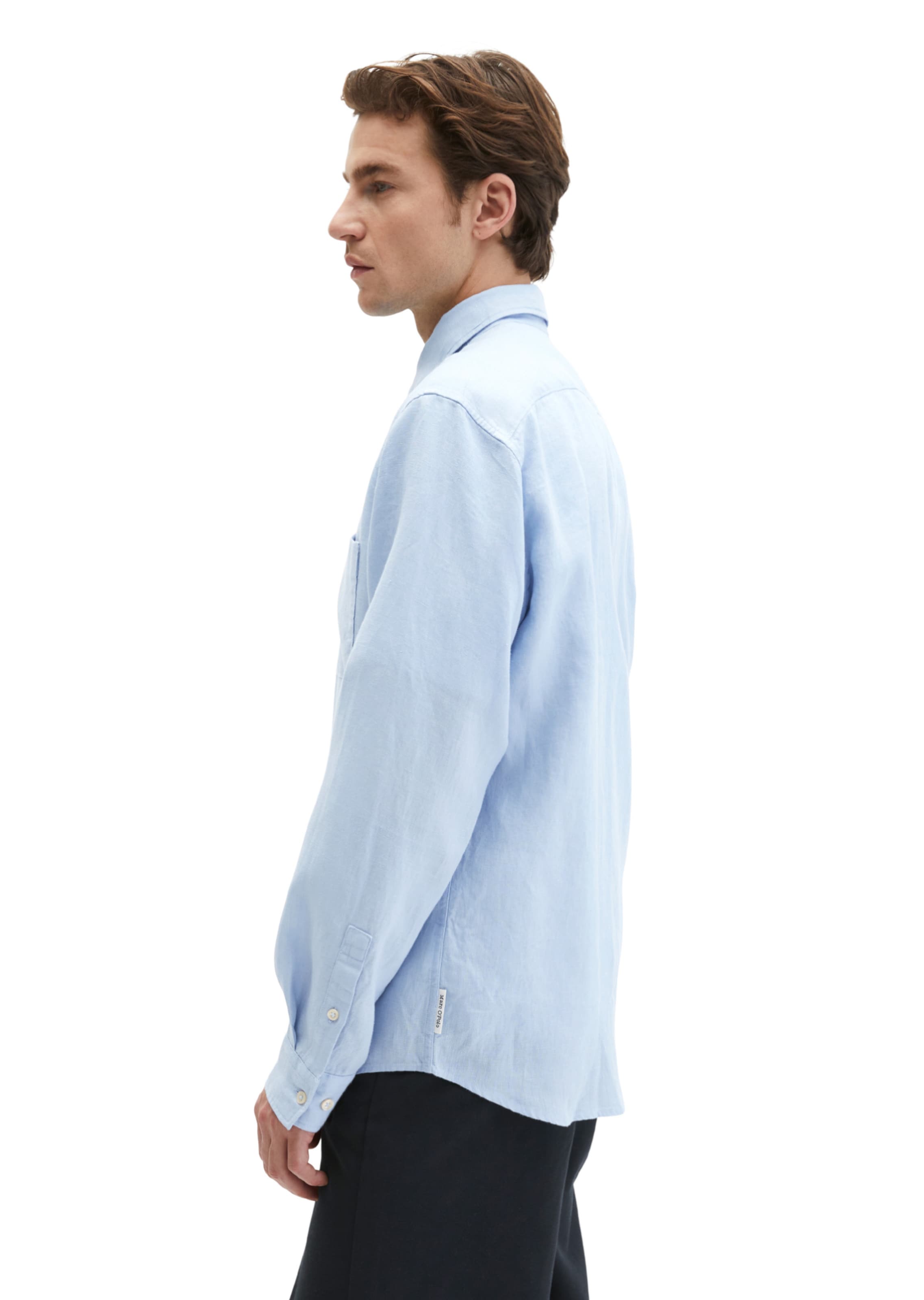 Marc O'Polo Regular fit Overhemd in Blauw