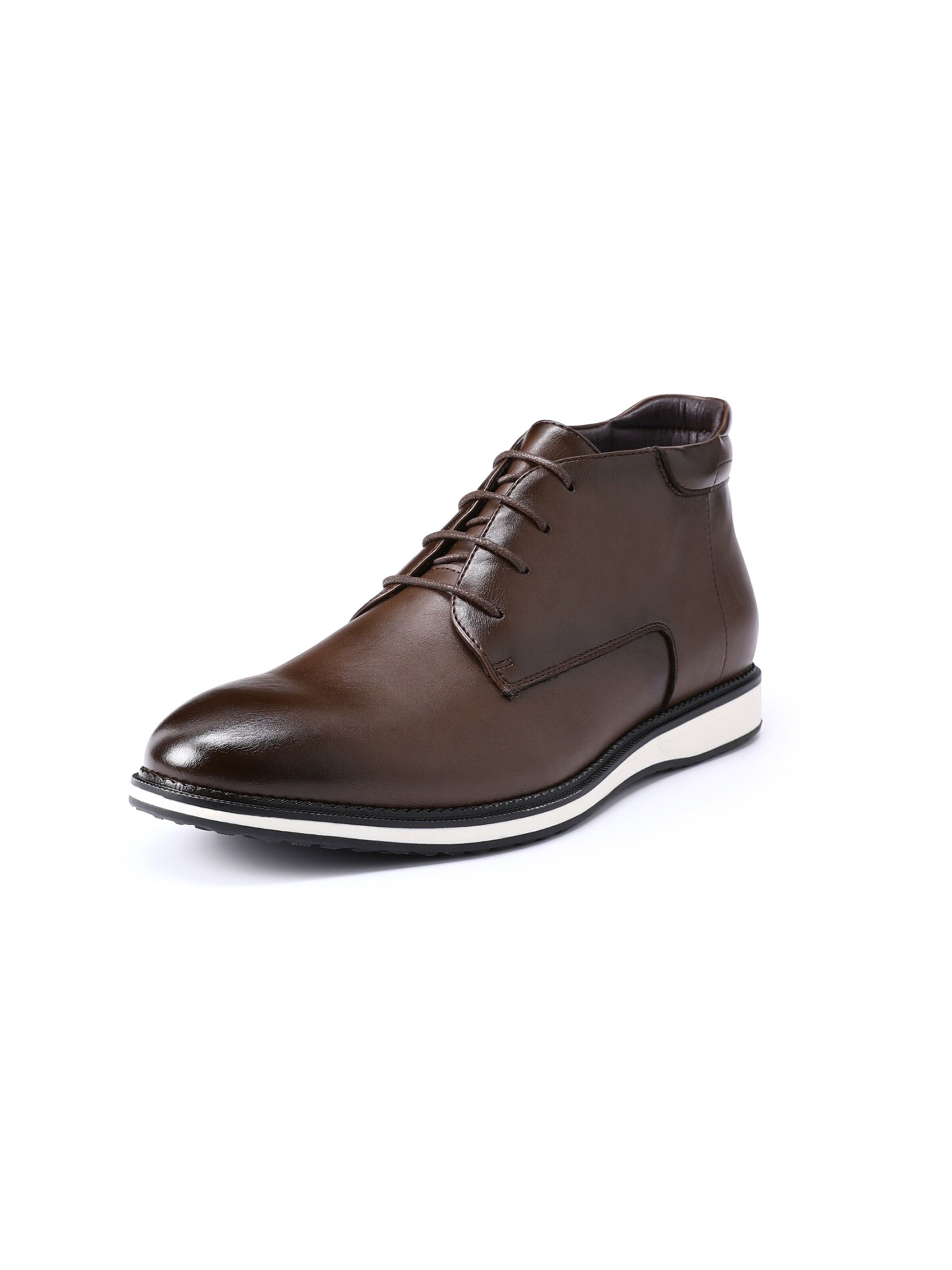 ALLTHEMEN Lace-Up Shoes 'Schutz' in Brown: front