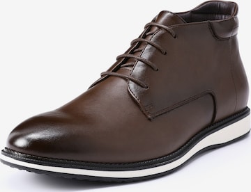 ALLTHEMEN Lace-Up Shoes 'Schutz' in Brown: front