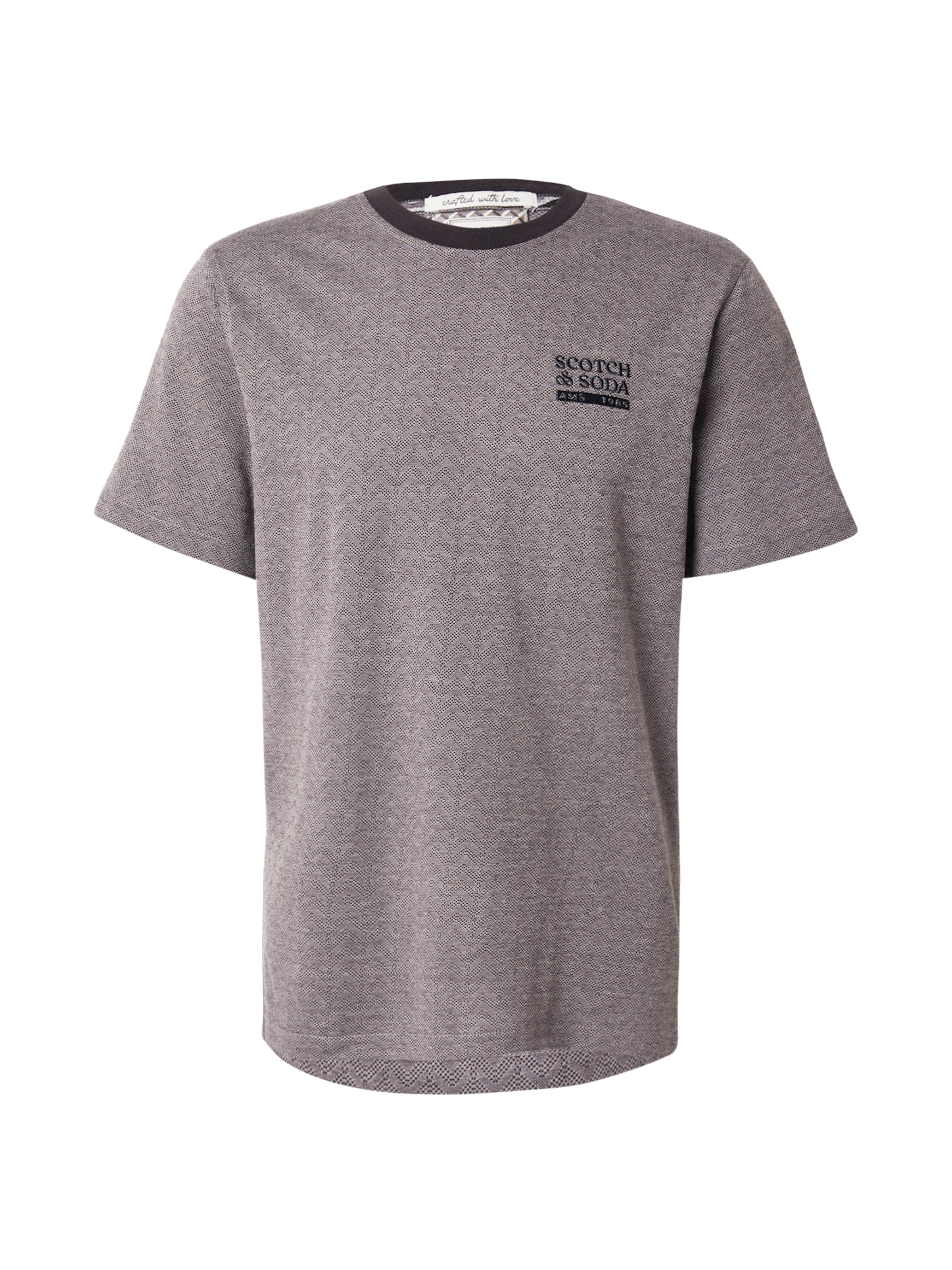 T-Shirt SCOTCH & SODA en gris : devant