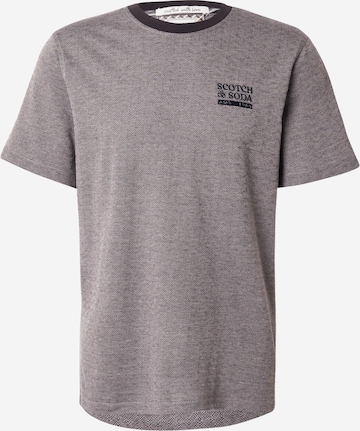 SCOTCH & SODA Shirt in Grijs: voorkant