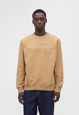 TIMBERLAND - Sudadera en marrón: frente
