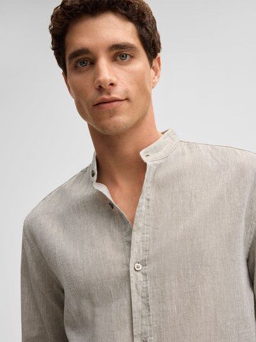 STRELLSON Comfort fit Button Up Shirt in Grey