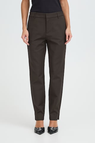 Regular Pantalon Pulz en marron