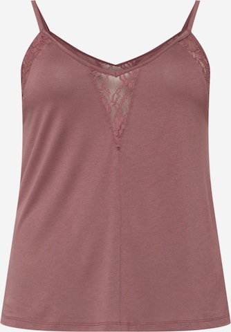 ABOUT YOU Curvy Top 'Loretta' in Pink: front