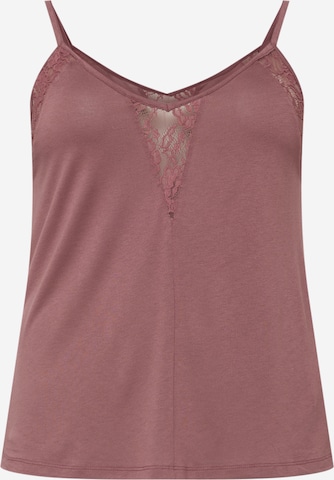 ABOUT YOU Curvy Top 'Loretta' in Pink: front