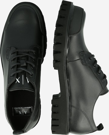 ARMANI EXCHANGE - Sapato com atacadores em preto