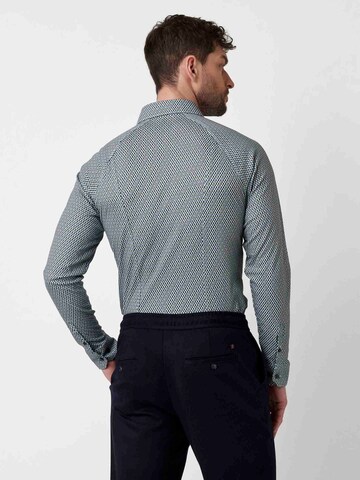DESOTO Slim fit Button Up Shirt in Blue