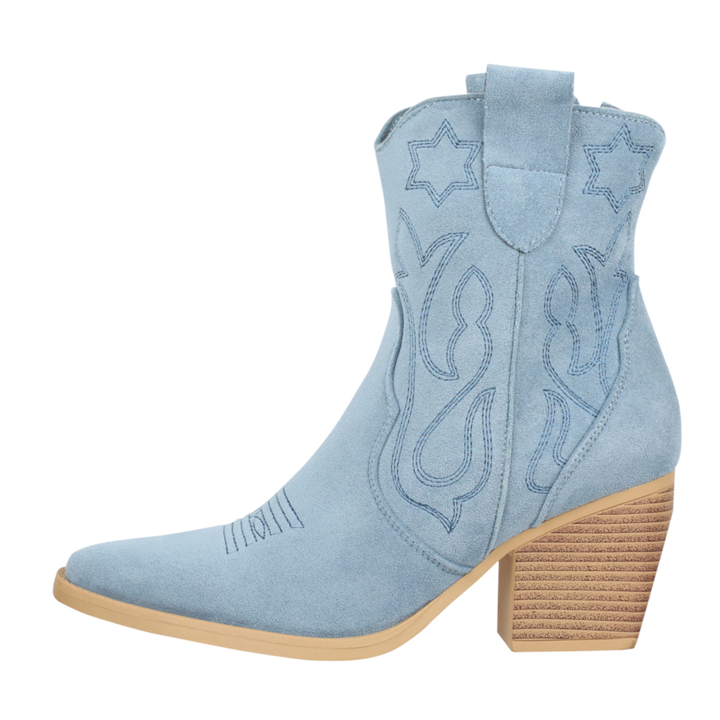 Elara Comwboystøvler i blå