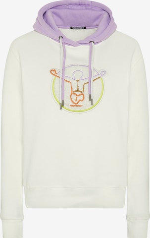 CHIEMSEE Sweatshirt in White: front
