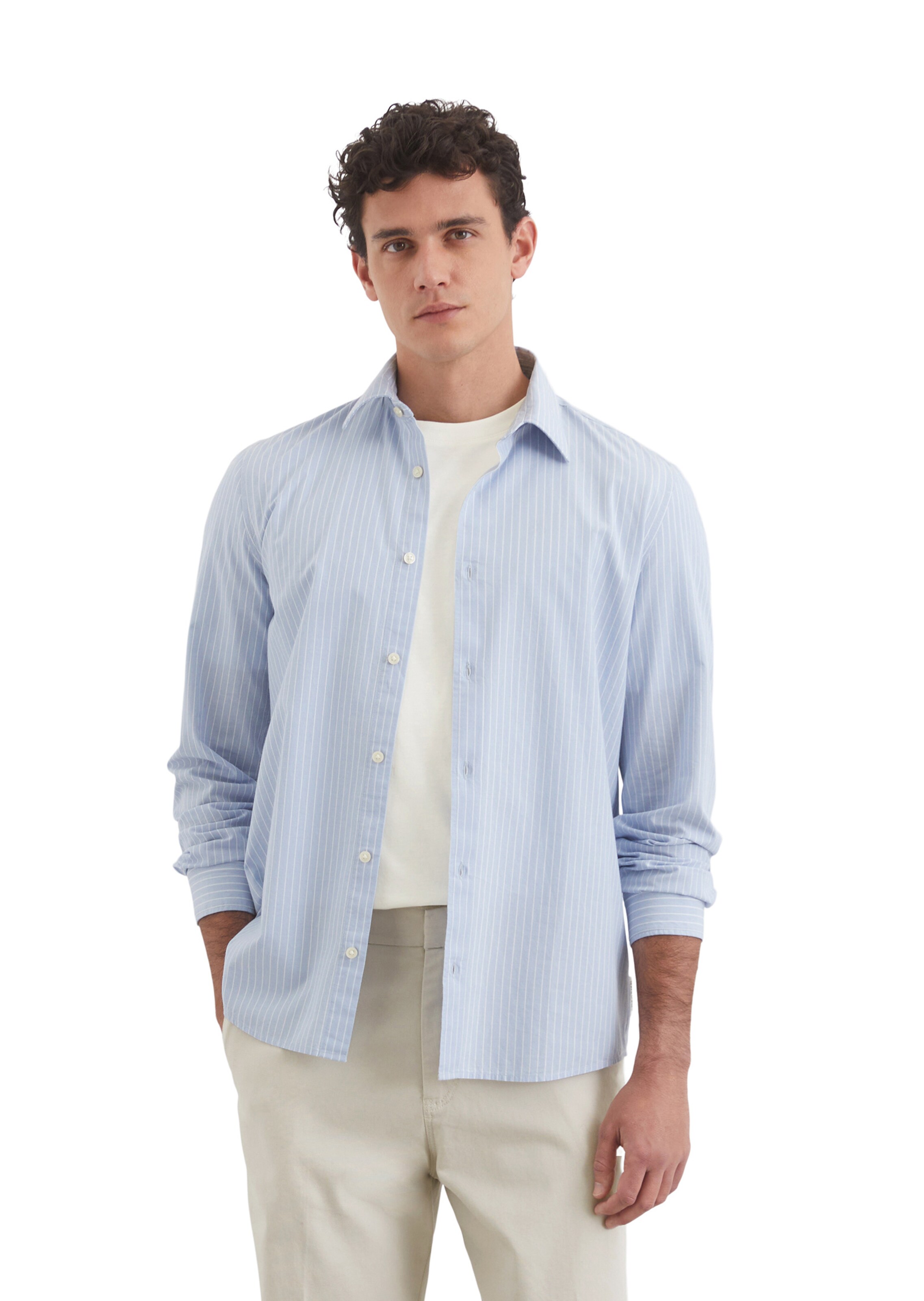 Marc O'Polo Regular fit Business shirt in Blue: front