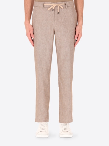 Loosefit Pantalon chino 'T.Certo' Distretto12 en marron : devant