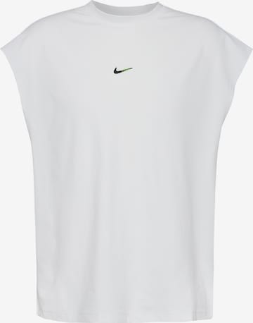 NIKE Funktionsshirt 'Street' in Weiß: Vorderseite