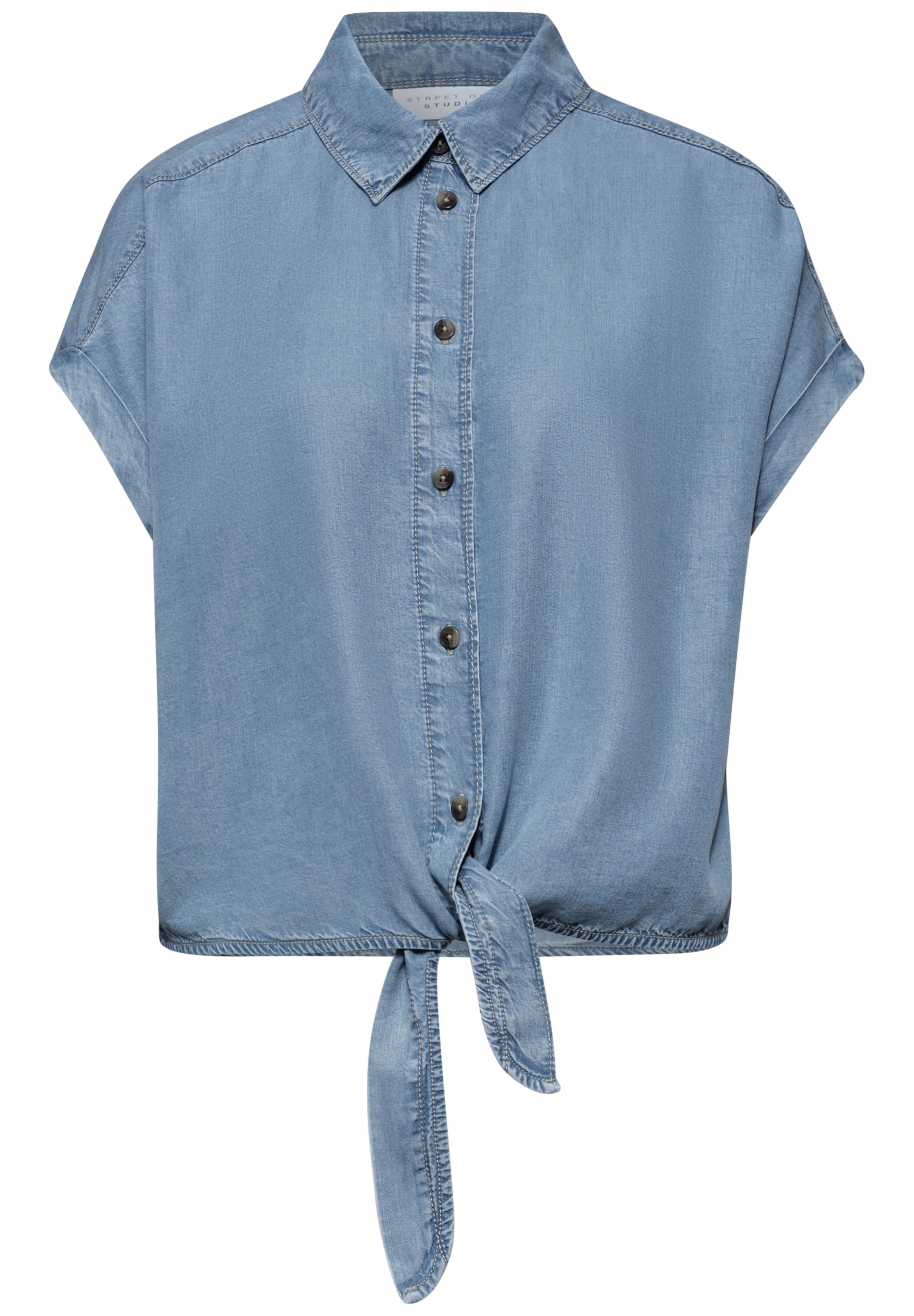 Street One Studio Bluse in Blau: Vorderseite