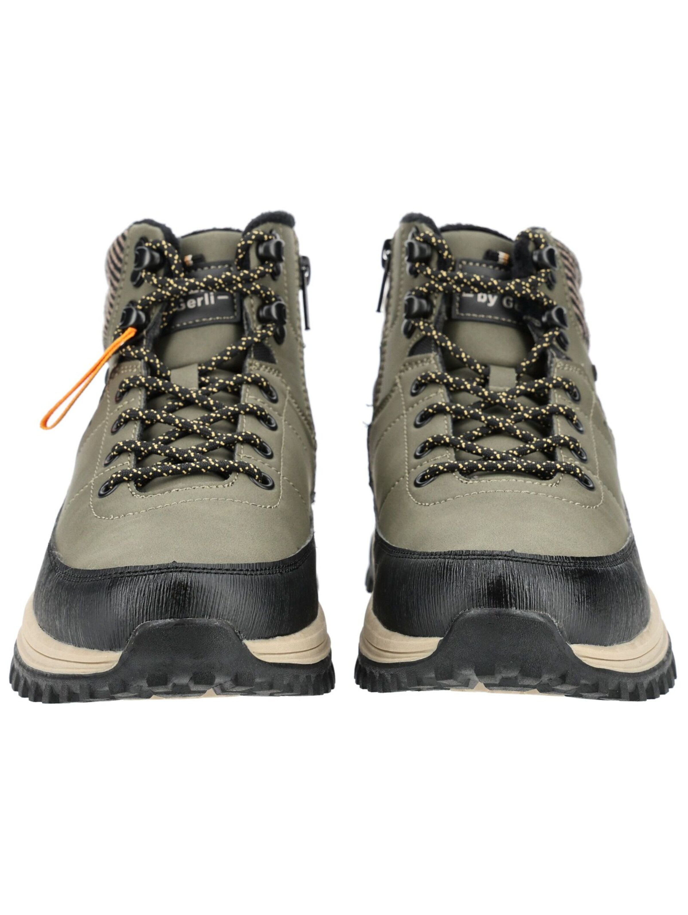 Bottines à lacets Dockers by Gerli en vert : devant