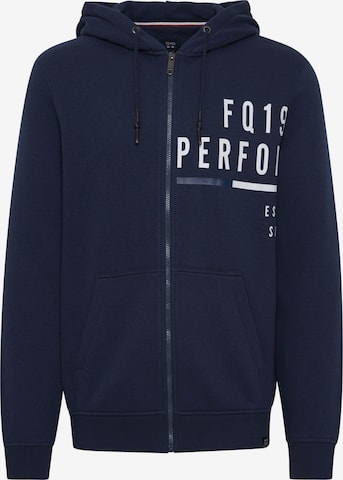 FQ1924 Zip-Up Hoodie in Blue: front