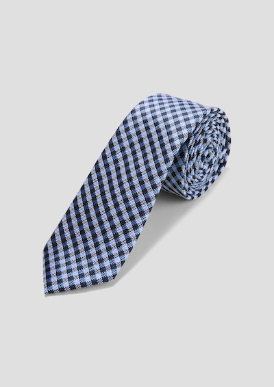 s.Oliver BLACK LABEL Cravate en bleu marine / bleu ciel, Vue avec produit