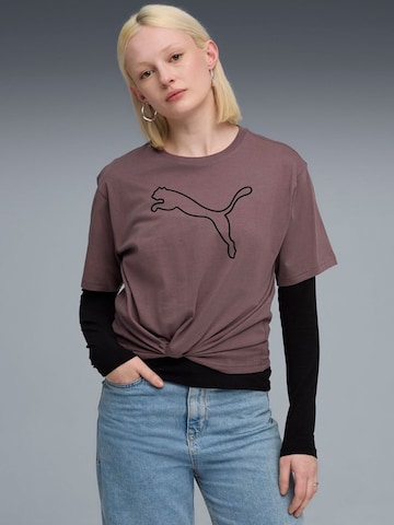 PUMA - Camiseta 'Puma Her Relaxed Graphic Tee Raisin' en lila