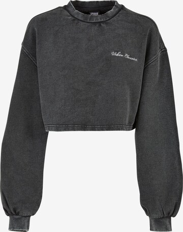 Sweat-shirt Urban Classics en noir : devant