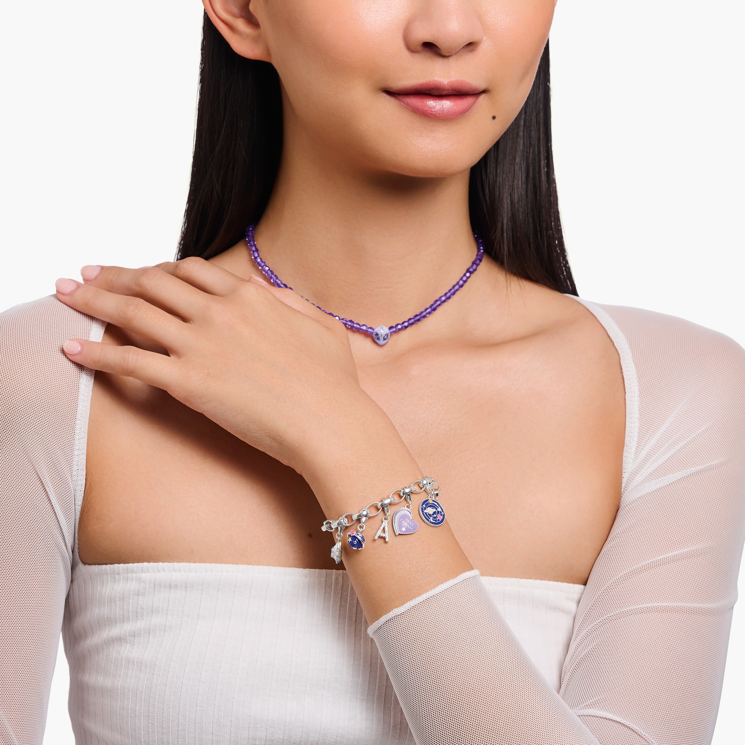 Thomas Sabo Pendant 'A' in Silver