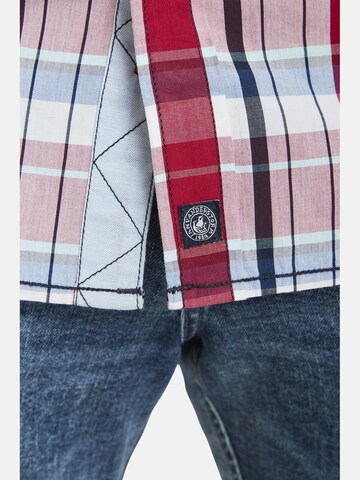 Jan Vanderstorm Comfort fit Button Up Shirt ' Wentzel ' in Red