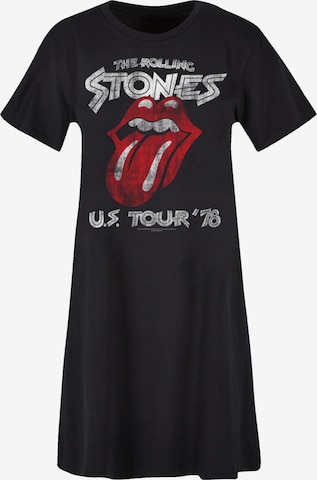 F4NT4STIC Dress 'The Rolling Stones US Tour '78' in Black: front