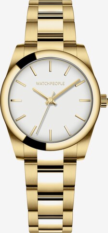 Watchpeople Analoguhr in Gold: predná strana