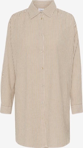 SAINT TROPEZ Blouse in Beige: front