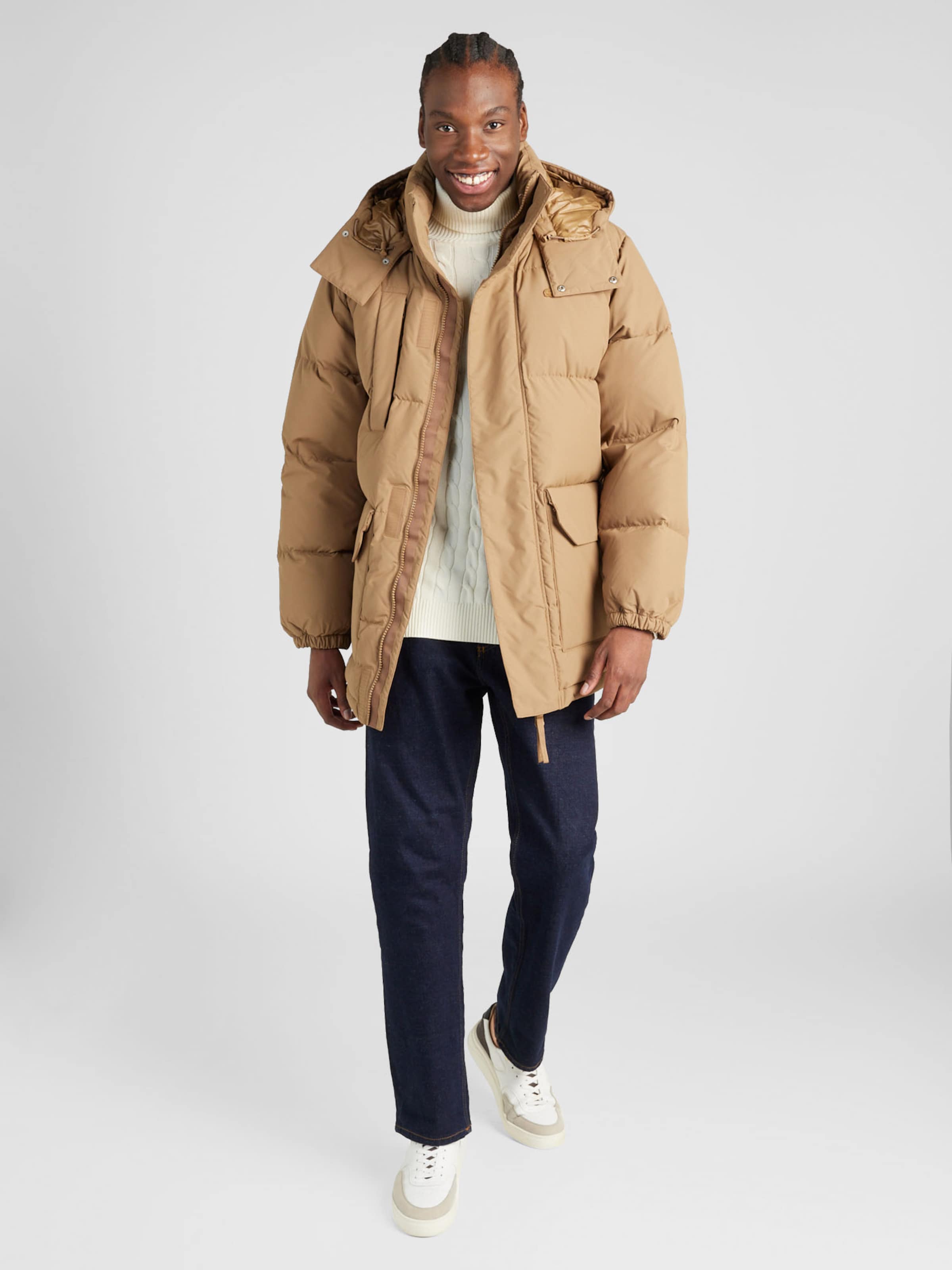 Veste lacoste marron cheap